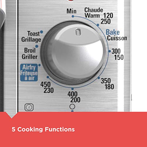 BLACK+DECKER Crisp 'N Bake Air Fry Countertop Convection Toaster Oven, XL Capacity, 8-Slice, 5-in-1, Fits 9” x 13” pan,12” Pizza, 60-Min Timer, Bake, Broil, Air Fry, Toast, Keep Warm, Stainless Steel - My Kitchen Products