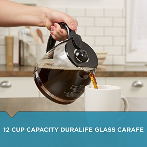 Black+Decker GC3100B TC1200B 12-Cup Replacement Carafe, Black Handle - My Kitchen Products