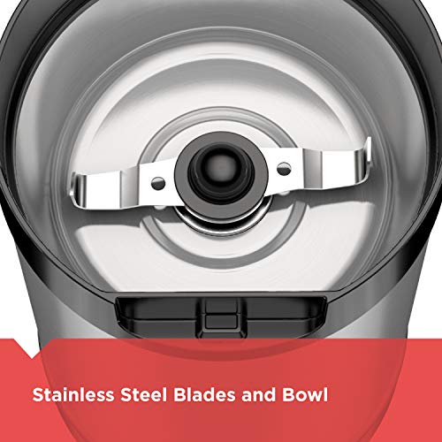 BLACK+DECKER One Touch Coffee Grinder, 2/3 Cup Coffee Bean Capacity, Spice Grinder, One Touch Push-Button Control -150 Watts -Stainless Steel Blades - My Kitchen Products