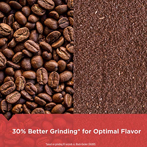BLACK+DECKER One Touch Coffee Grinder, 2/3 Cup Coffee Bean Capacity, Spice Grinder, One Touch Push-Button Control -150 Watts -Stainless Steel Blades - My Kitchen Products
