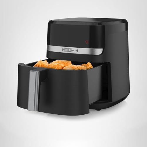 BLACK+DECKER Purifry 4QT Air Fryer, Crispy Deep Fried Taste without the Fat, Plus Bake, Dehydrate, and Keep Food Warm, Digital Touchscreen and Auto Shut-Off - My Kitchen Products