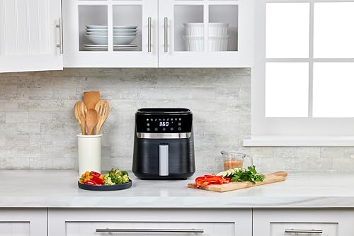 BLACK+DECKER Purifry 4QT Air Fryer, Crispy Deep Fried Taste without the Fat, Plus Bake, Dehydrate, and Keep Food Warm, Digital Touchscreen and Auto Shut-Off - My Kitchen Products