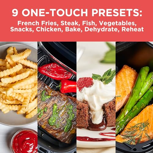 BLACK+DECKER Purifry 4QT Air Fryer, Crispy Deep Fried Taste without the Fat, Plus Bake, Dehydrate, and Keep Food Warm, Digital Touchscreen and Auto Shut-Off - My Kitchen Products