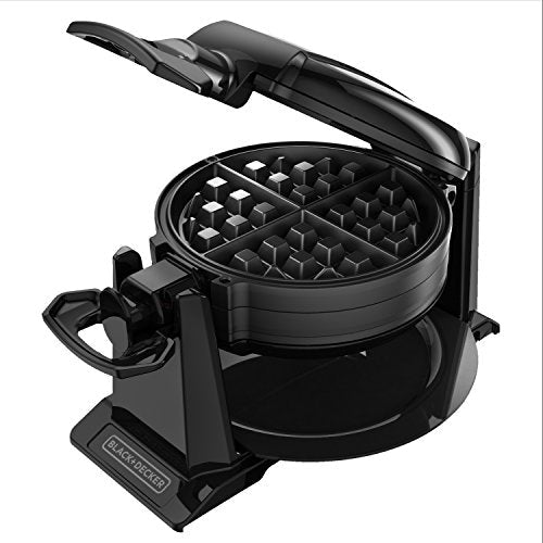BLACK+DECKER Rotating Waffle Maker, Black, WMD200B - My Kitchen Products