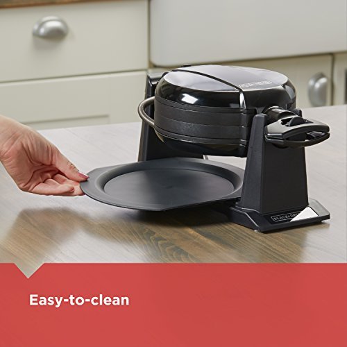BLACK+DECKER Rotating Waffle Maker, Black, WMD200B - My Kitchen Products