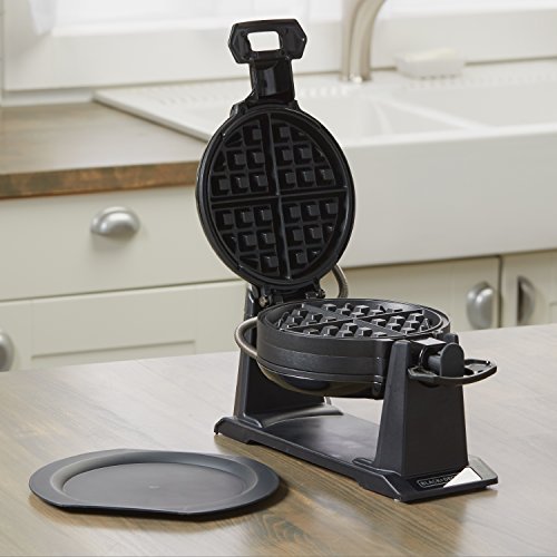 BLACK+DECKER Rotating Waffle Maker, Black, WMD200B - My Kitchen Products