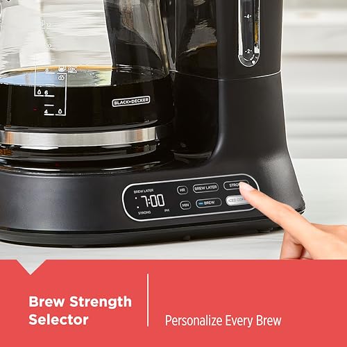 BLACK+DECKER Split Brew 12-Cup Digital Coffee Maker, CM0122, Iced or Hot Coffee, Programmable, Quick Touch, 4-Hour Keep Warm - My Kitchen Products