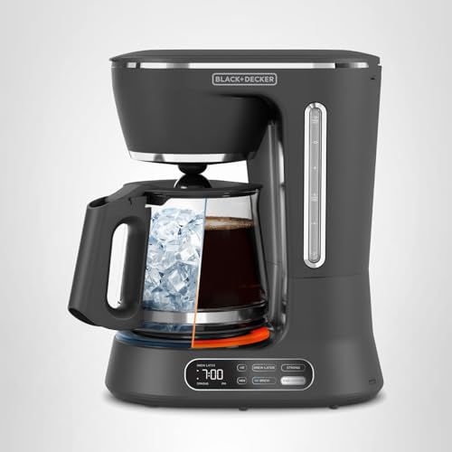 BLACK+DECKER Split Brew 12-Cup Digital Coffee Maker, CM0122, Iced or Hot Coffee, Programmable, Quick Touch, 4-Hour Keep Warm - My Kitchen Products