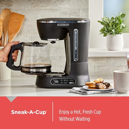 BLACK+DECKER Split Brew 12-Cup Digital Coffee Maker, CM0122, Iced or Hot Coffee, Programmable, Quick Touch, 4-Hour Keep Warm - My Kitchen Products