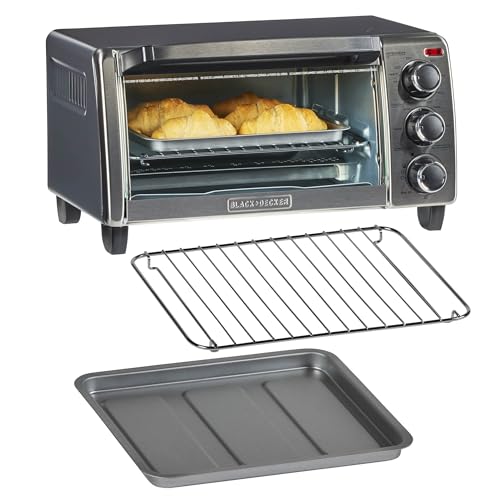 BLACK+DECKER TO1313SBD Toaster Oven, 15.47 Inch, Silver - My Kitchen Products
