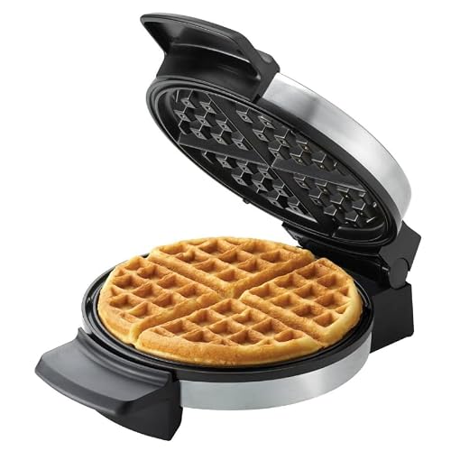 BLACK+DECKER WMB500 Traditional Belgian-Style Waffle Maker, Stainless Steel - My Kitchen Products