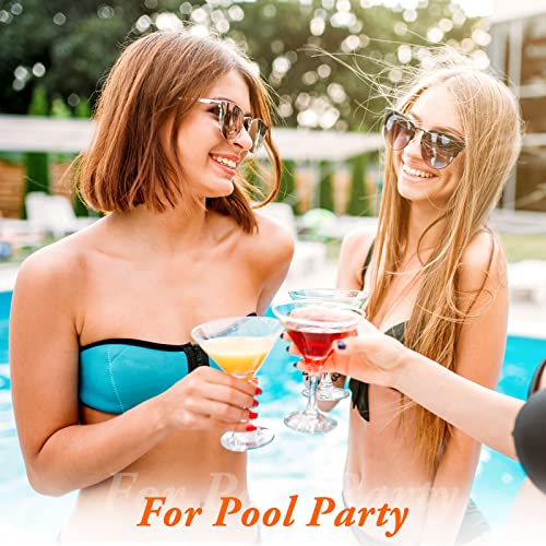 Boao 100 Pcs Plastic Martini Glasses 2 oz Disposable Martini Glasses Bulk Unbreakable Mini Margarita Cups Cocktail Dessert Parfait Cups for Wedding Events Party Bowl Wine Ice Cream (Clear,Classic) - My Kitchen Products
