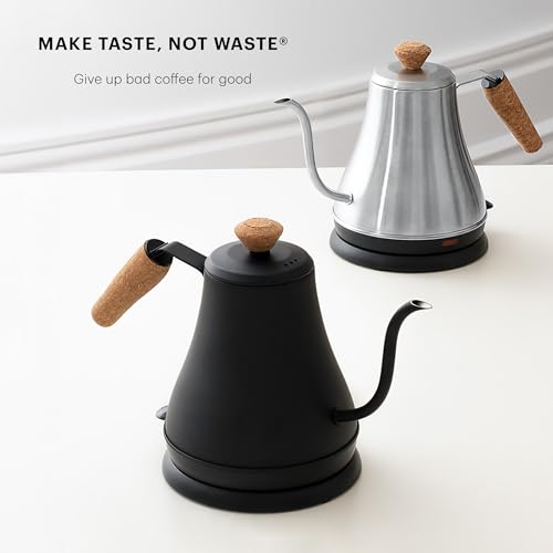 Bodum 27oz Bistro Gooseneck Electric Water Kettle, Pour Over Coffee & Tea, Stainless Steel, Matte Black - My Kitchen Products