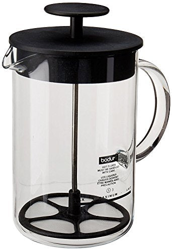 Bodum, Latteo Manual Milk Frother, 8 Ounce, Black - My Kitchen Products