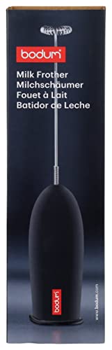Bodum Schiuma Battery Operated Milk Frother for Coffee, Lattes, Hot Chocolate, Mocha, Cappuccino, Black - My Kitchen Products