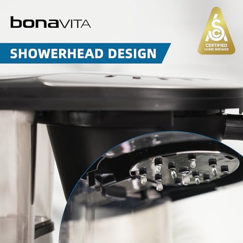 Bonavita 8 Cup Drip Coffee Maker Machine, One-Touch Pour Over, Auto Pause Brewing with Stainless Steel Double Wall Thermal Carafe, SCA Certified, Dishwasher Safe, BV1901TS - My Kitchen Products