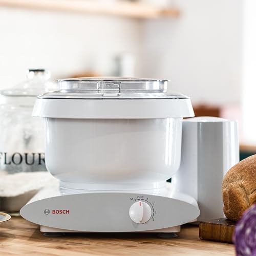 Bosch Universal Plus Stand Mixer 500 Watt, 6.5 Quarts with Wire Whips, Dough Hook & NutriMill Dough Hook Extender Bundle - My Kitchen Products