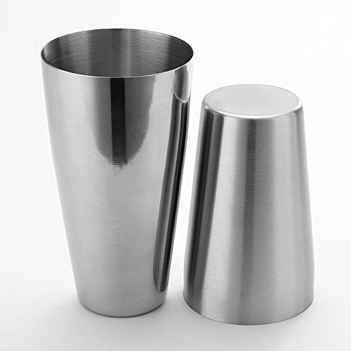 Boston Shaker by QLL, Professional Stainless Steel Cocktail Shaker Set, including 20oz Unweighted & 28oz Weighted Shaker Tins - My Kitchen Products