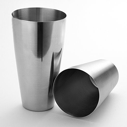Boston Shaker by QLL, Professional Stainless Steel Cocktail Shaker Set, including 20oz Unweighted & 28oz Weighted Shaker Tins - My Kitchen Products