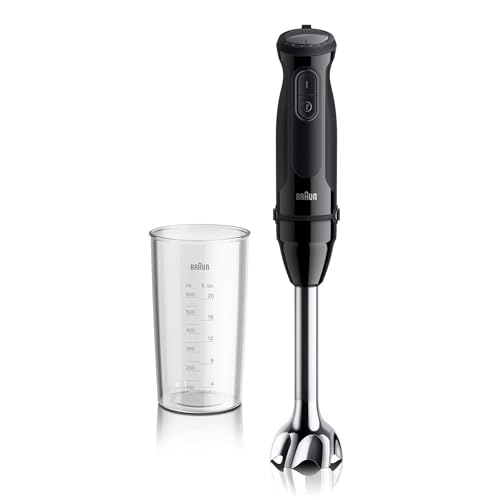 Braun MQ50001M Vario Hand Blender – 21-Speed Handheld Immersion Blender with PowerBell VPlus, TurboBoost & EasyClick Systems, Stainless Steel Blades, SplashControl, 500W, Hand Blenders for Smoothies - My Kitchen Products