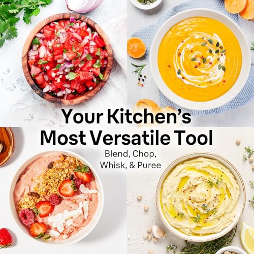 Braun MQ50202M MultiQuick Vario 5 Handheld Blender – 21-Speed Stick with Turbo Boost, Stainless Steel Blades, EasyClick System, 500W, Chopper, Whisk, Masher – Immersion Blender for Smoothies - My Kitchen Products