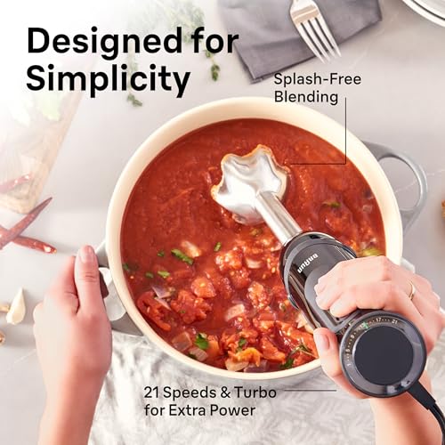 Braun MQ5025 Hand Blender Multiquick Vario, MQ5025, Black - My Kitchen Products