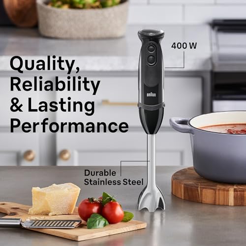 Braun MQ5025 Hand Blender Multiquick Vario, MQ5025, Black - My Kitchen Products
