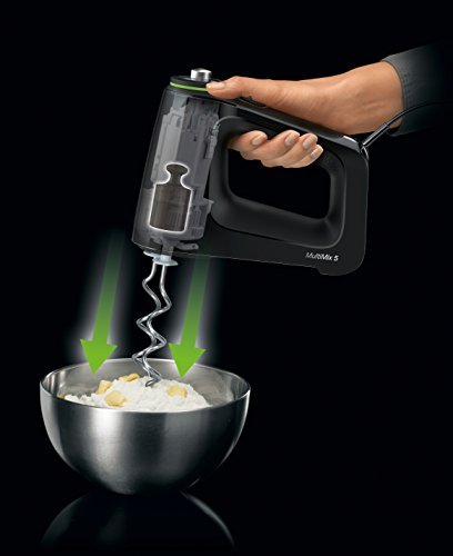 Braun MultiMix 5 Hand Mixer, 350W Electric Mixer with SmartMix Technology, 9-Speed + Turbo, MultiWhisk & Dough Hooks, Lightweight Soft-Grip Design, Black - My Kitchen Products