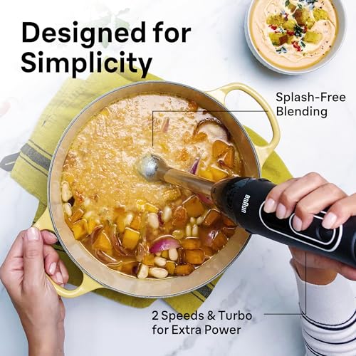 Braun MultiQuick 5 Immersion Hand Blender with Dual Speed + Turbo and Patented Technology, 350W - Includes Beaker and Whisk, Black, MQ505 - My Kitchen Products