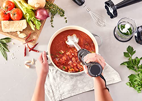 Braun Multiquick 5 Vario Hand Blender (SS Blending Shaft+1.5C Chopper+ Masher + Whisk+ Beaker), MQ5027, Black - My Kitchen Products