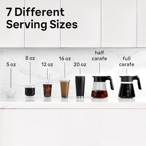 Braun MultiServe Plus 10-Cup Drip Coffee Maker - Hot & Cold Multi-Serve Brewer with Timer and Auto Start, Hot Water Dispenser, Over Ice Function, Stainless Steel & Pod-Free Design, KF9370SI - My Kitchen Products