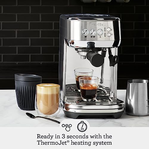 Breville Bambino Plus Espresso Machine BES500DBL, Damson Blue - My Kitchen Products