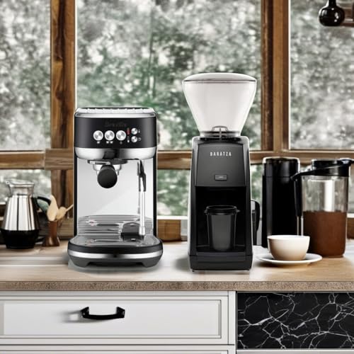 Breville Bambino Plus Espresso Machine Bundle w/ Baratza Encore ESP Espresso Grinder | Black | BEP501BTR1BNA1 - My Kitchen Products