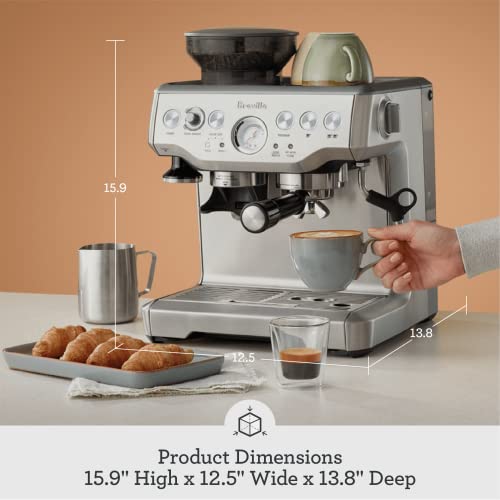 Breville Barista Express Espresso Machine BES870BSXL, Black Sesame - My Kitchen Products