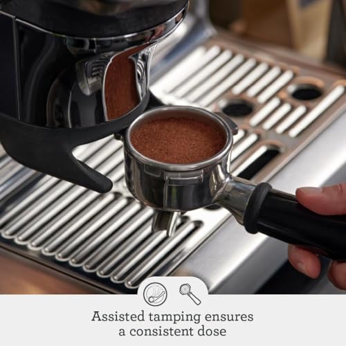 Breville Barista Express Impress Espresso Machine BES876BSS, Brushed Stainless Steel - My Kitchen Products