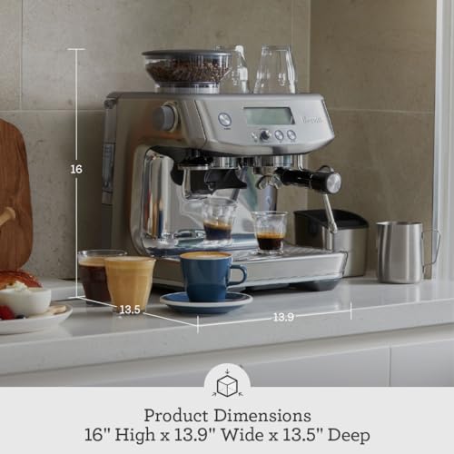 Breville Barista Pro Espresso Machine BES878BSS, Brushed Stainless Steel - My Kitchen Products