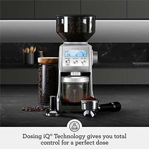 Breville BCG820BSS Smart Grinder Pro for Coffee and Espresso, Brushed Stainless Steel - My Kitchen Products