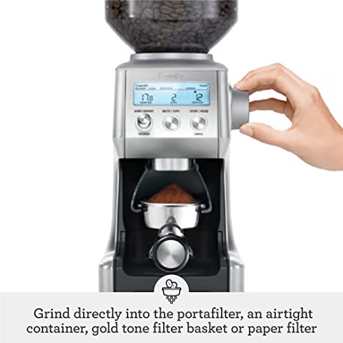 Breville BCG820BSS Smart Grinder Pro for Coffee and Espresso, Brushed Stainless Steel - My Kitchen Products
