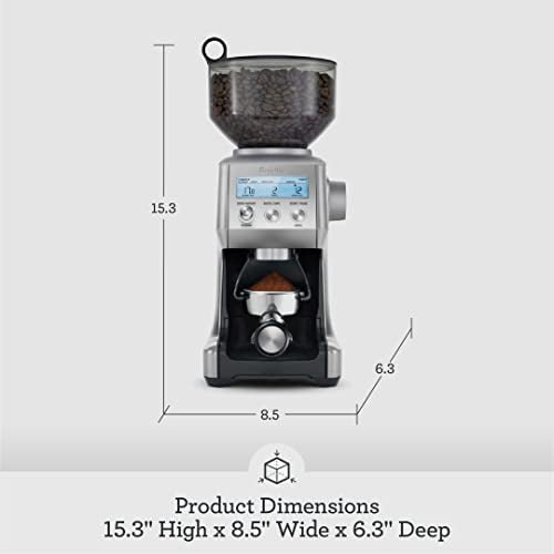 Breville BCG820BSS Smart Grinder Pro for Coffee and Espresso, Brushed Stainless Steel - My Kitchen Products