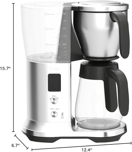 Breville BDC400BSS Precision Brewer Drip Coffee Maker, Brushed Stainless Steel, Glass Carafe - My Kitchen Products