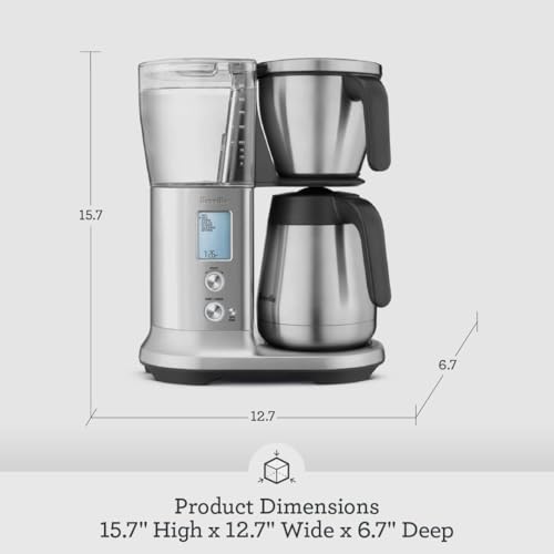 Breville BDC450BSS Precision Brewer Drip Coffee Maker, Thermal Carafe, 60 oz, Brushed Stainless Steel - My Kitchen Products