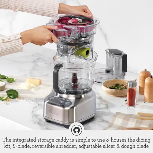 Breville BFP638 Paradice 9 Cup Food Processor and Dicer, Small, Brushed Stainless Steel - My Kitchen Products