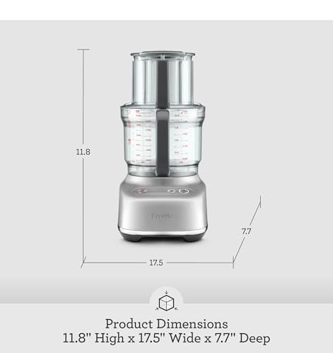 Breville BFP638 Paradice 9 Cup Food Processor and Dicer, Small, Brushed Stainless Steel - My Kitchen Products
