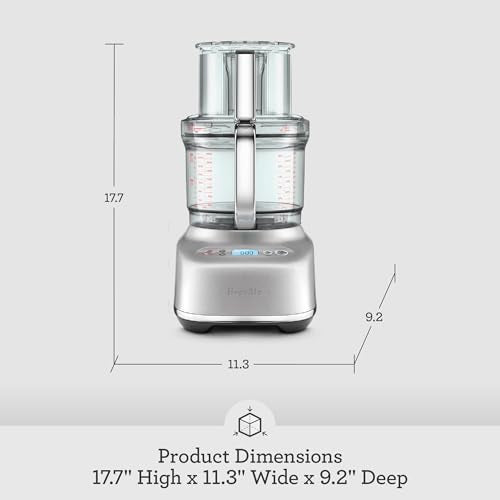 Breville BFP838 Paradice 16 Cup Food Processor and Dicer, Large, Brushed Stainless Steel - My Kitchen Products