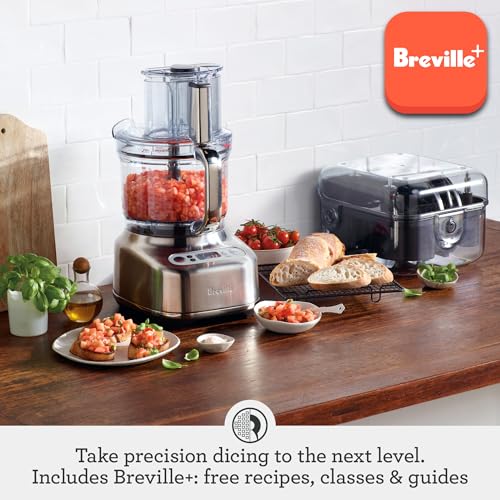Breville BFP838 Paradice 16 Cup Food Processor and Dicer, Large, Brushed Stainless Steel - My Kitchen Products