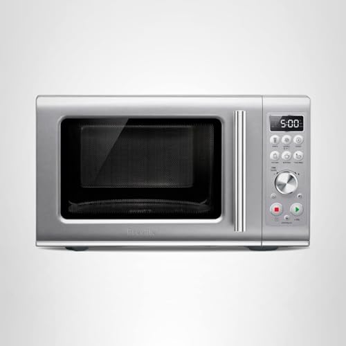 Breville BMO650SIL Compact Wave Soft Close Countertop Microwave Oven, Silver - My Kitchen Products