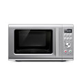 Breville BMO650SIL Compact Wave Soft Close Countertop Microwave Oven, Silver - My Kitchen Products