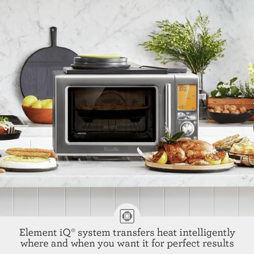 Breville BMO870BSS Combi Wave 3-in-1 Microwave, Air Fryer and Convection Oven, Brushed Stainless Steel - My Kitchen Products