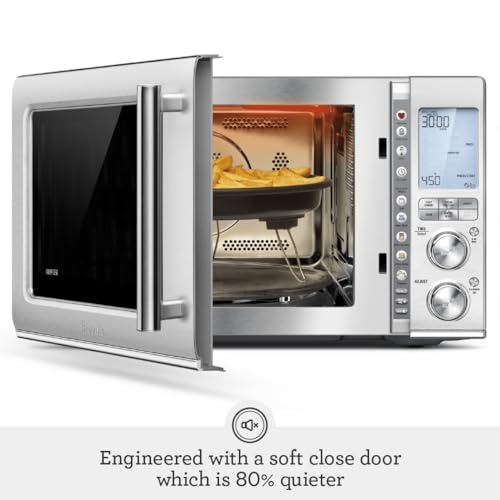 Breville BMO870BSS Combi Wave 3-in-1 Microwave, Air Fryer and Convection Oven, Brushed Stainless Steel - My Kitchen Products