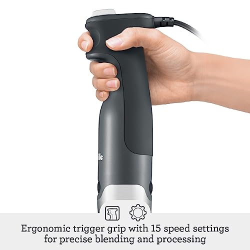 Breville BSB510XL Control Grip Immersion Blender, Brushed Stainless Steel - My Kitchen Products